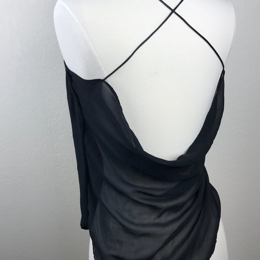 ZARA Strappy Top With Low/Sheer Back Summer